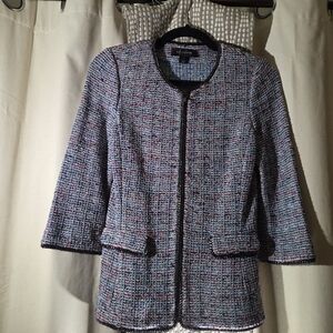 St. John Multicolor Tweed Blazer